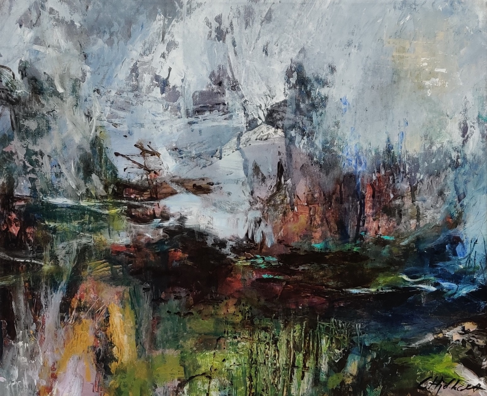 Færøsk syn 55 x 45 cm