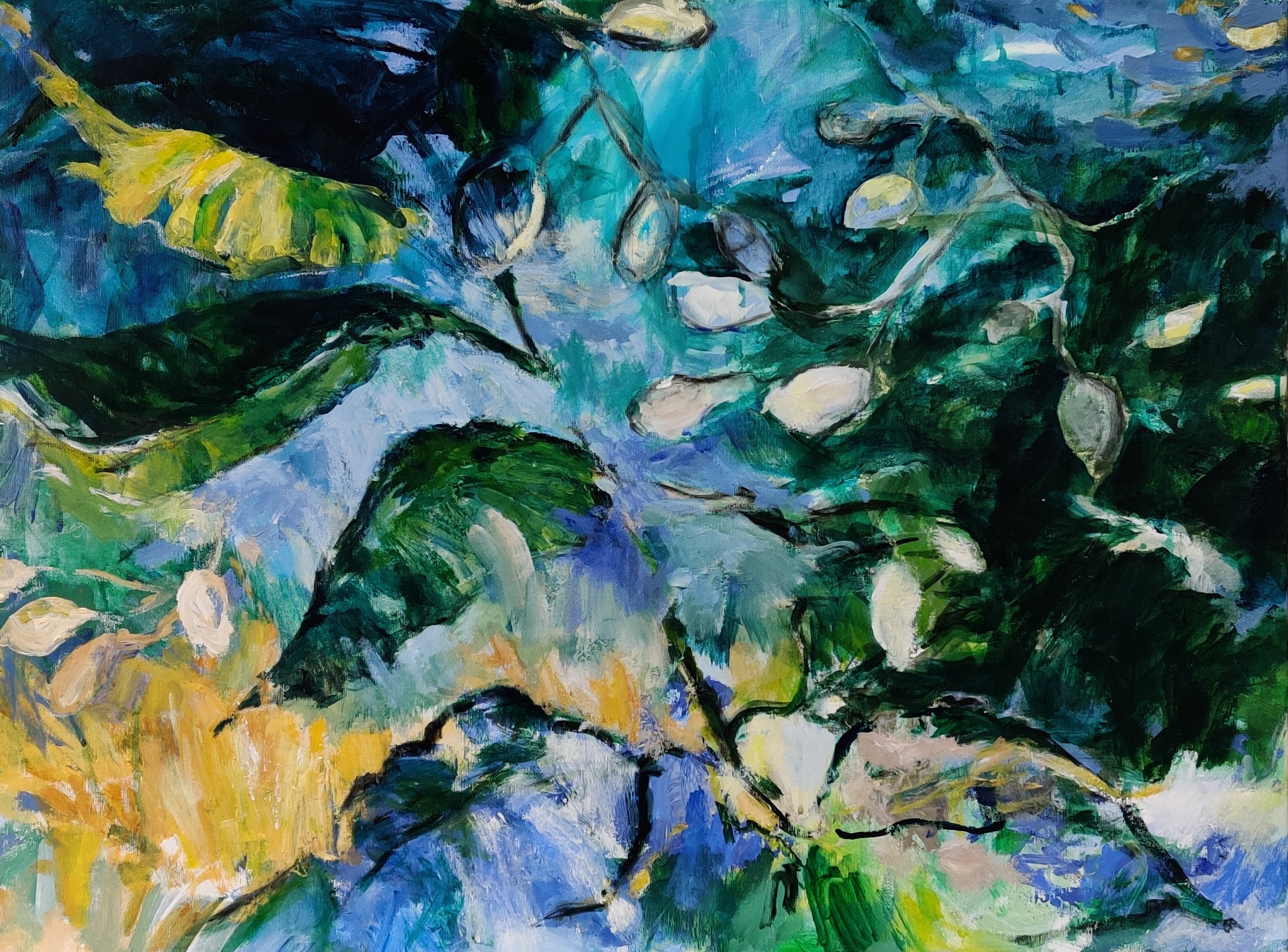 Lys og luft 80 x 60 cm