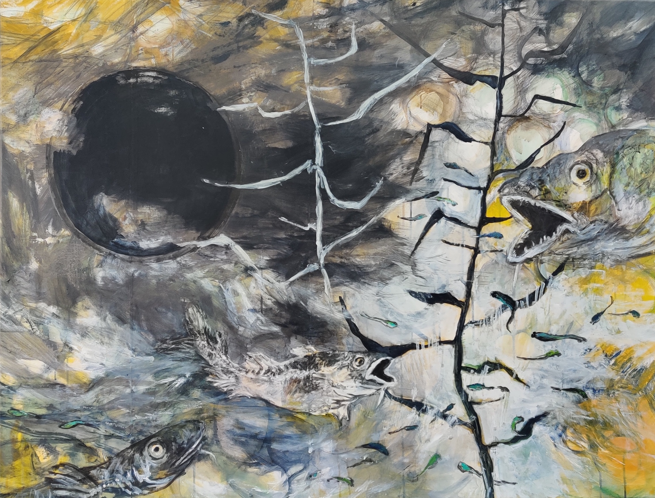 Torskefangst 130 x 110 cm