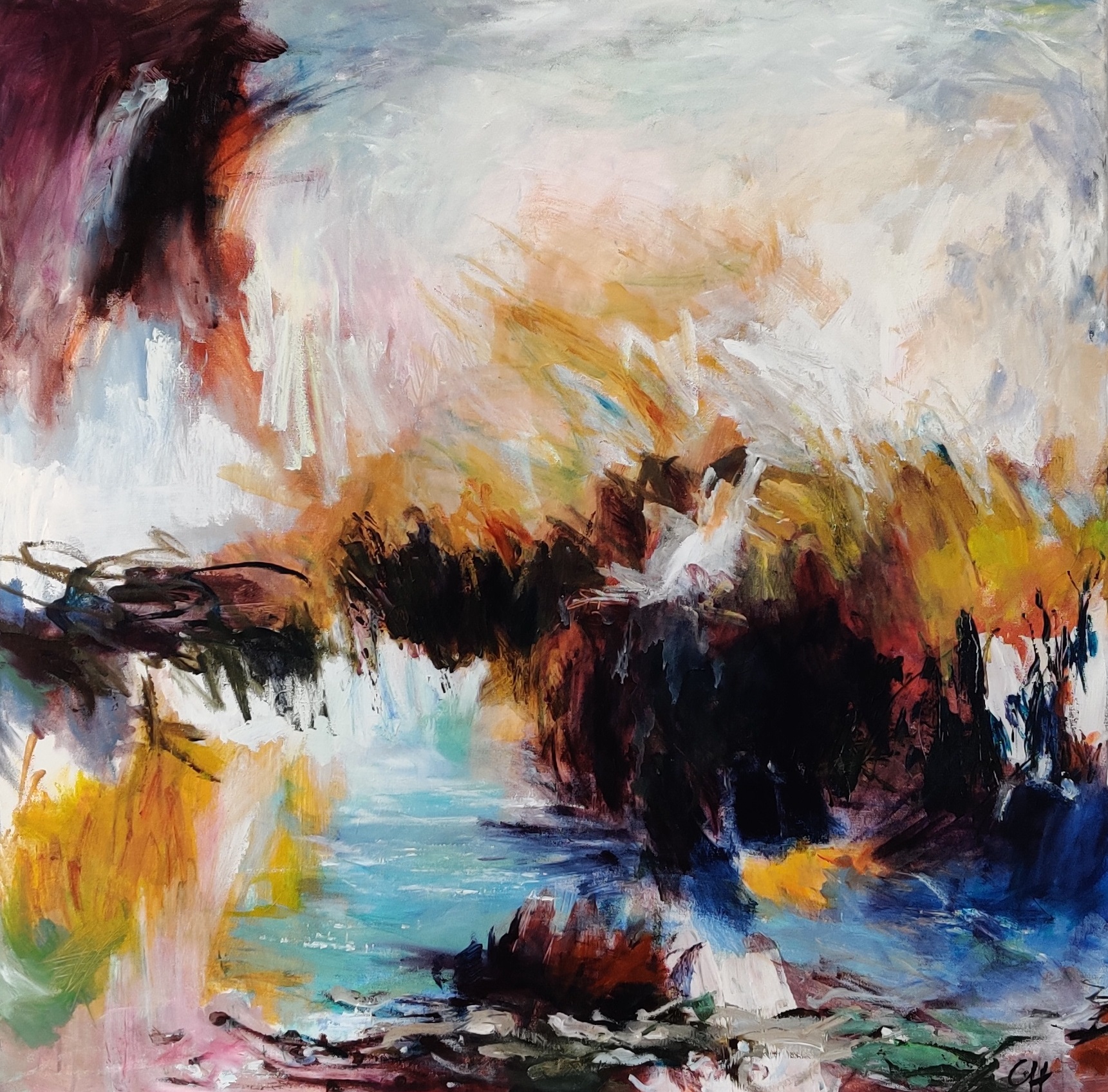 Vinterlys 100 x 100 cm